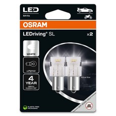 OSRAM 歐司朗 方向燈 轉向指示燈 6000K LED P21W 2p, 白色, 1個