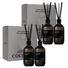 코코도르 그란데 디퓨저, 베이비파우더, 500ml, 4개