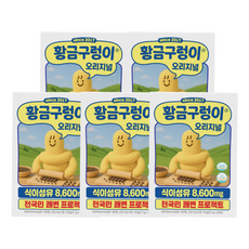 황금구렁이 오리지널 차전자피 식이섬유, 153g, 5개