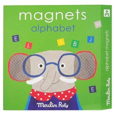 Moulin Roty 磁鐵書遊戲, alphabet magnets, 1組, 168 letters magnétiques