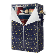 Cotton Field 棉花田傢飾 繽紛PP覆膜防水防塵衣櫥布套 星空, L(122 x 46 x 180cm), 1個