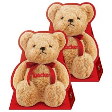 Loacker 萊佳哈斯 綜合威化夾心餅小熊禮盒, 2盒, 100g