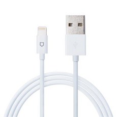 RHINOSHIELD 犀牛盾 Lightning-USB-A 充電線, 1m, 白色, 1條