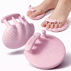 동핏랩 발가락 스트레칭 하체 밸런스 패드 2P, 소프트핑크, 1세트