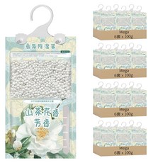 Mega 高級香氛可掛式除濕袋 山茶花香, 100g, 24套