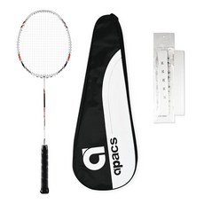 apacs Allsential Pro 選手用全能型羽球拍 白橘銀 + 含穿線 + 球拍套隨機出貨 + 握把布組, 1套, APSR1035