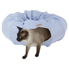 레드퍼피 개과천선 고양이 메이즈 링 숨숨터널, 타일 블루, 1개