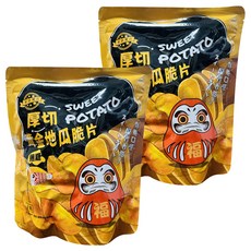 果然實在 豐淇厚切黃金地瓜脆片 焦糖風味, 140g, 2包