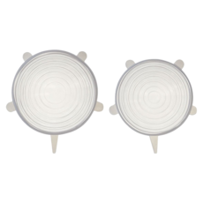 SKATER 耐熱透明矽膠蓋2入組, 1組