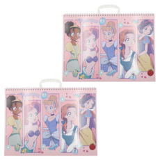 迪士尼公主手提易撕素描本 - 粉色, 9K, 1組