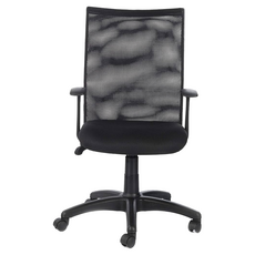 台灣製造透氣辦公椅 LB-07, 90 × 100 × 60 × 46cm, 黑色