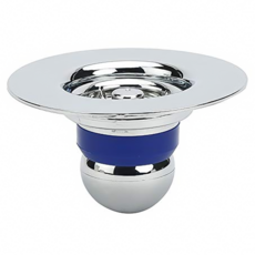 SMZ 防臭排水孔地漏芯 10.3cm 7cm高, 銀色