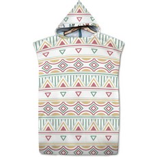 連帽斗篷浴袍, 三角白, 1個