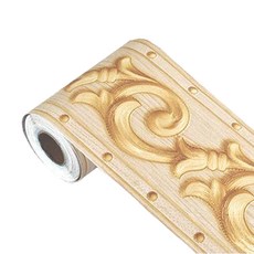 iINDOORS 歐風加厚踢腳線 O款, 10x500cm PVC防水材質, 500 x 10.5cm