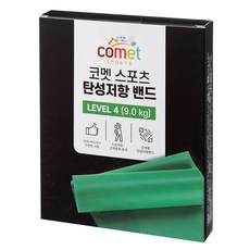 코멧 스포츠 탄성저항 밴드, 그린(9kg), 1개