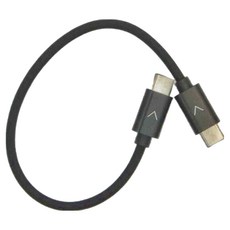 FIIO 飛傲 Type-C轉Type-C 充電數據線 LT-TC3 20cm OTG, 黑色, 1條