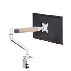 엘디엘마운트 고중량 싱글 모니터암 거치대 APL-GS771, 화이트, 1개