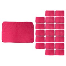 Clean Mate 超細纖維棋盤格手抹布 粉紅色 大, 20個