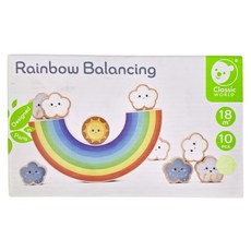 Classic WORLD 客來喜 經典木玩 彩虹平衡遊戲 20094, 多色, 1組