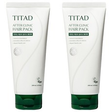 TITAD After Clinic滑順滋潤髮膜 染燙受損髮用, 2條, 200ml