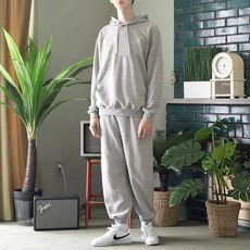 웨닐 남성용 무지후드티 밴딩세트 WUF_0002