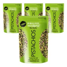 원더풀피스타치오 껍질없는 무염 피스타치오, 200g, 4개