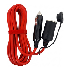 點菸器延長線 3.6m 紅色線 228g, 1孔, 1條