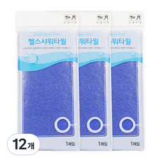 Songwol 松月 Fresh沐浴巾, 藍色, 12個, 1入