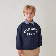 WALTONKIDS 兒童加州麻花T恤