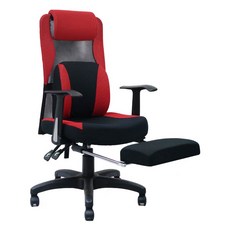 海莉PU枕舒適電腦椅, 105-117*60cm, 紅色, 1個