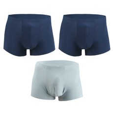 Gisella 男性無痕零觸感剪裁四角褲 3件組