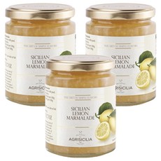 AGRISICILIA 檸檬果醬, 360g, 3罐