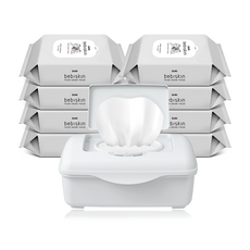 DURI 濕紙巾補充包+掀蓋式紙巾盒, 63g, 60張, 8包