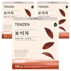 티젠 보이차, 700mg, 100개입, 3개