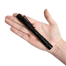 Anplus 超強力LED迷你手電筒 13.3cm, 黑色, 1個