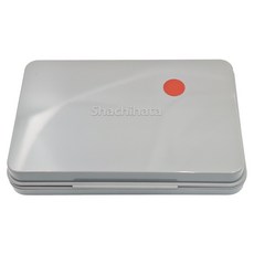 Shachihata 寫吉達 中形 HGN-2 中油性印台 (盤面尺寸:90x56mm), 咖啡色, 1個