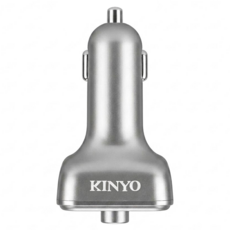 Kinyo 藍牙免持車用音響轉換器, ADB-8795, 灰色 + 黑色