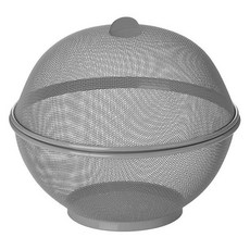 Kela 2合1鏤空水果籃 Como, 26.5 x 24.5cm, 灰色, 1個