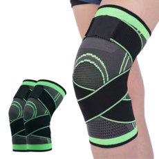 Anmet 壓力彈性護膝 綠色, 2個