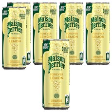 Maison Perrier 氣泡礦泉水 檸檬口味, 330ml, 6罐