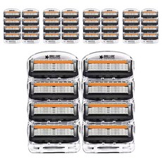 Brillare 吉列相容5層刮鬍刀片, 1入, 40個
