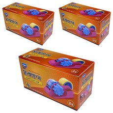 Alpha 水車型膠帶臺 2號, 混合顏色, 3個