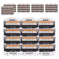 Brillare 吉列相容5層刮鬍刀片, 1入, 72個