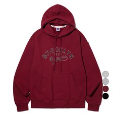 ALVINCLO 男女通用 布魯克林 寬鬆版 內刷毛 連帽T恤 AVH705