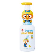 BebeMorin Pororo多效香蕉味洗髮沐浴乳, 1瓶, 400g
