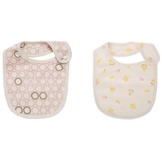 withorganic 印花圍兜2件組 53號