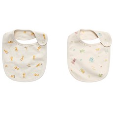 withorganic 印花圍兜2件組 54號