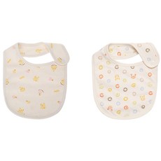 withorganic 印花圍兜2件組 57號