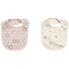 withorganic 印花圍兜2件組 70號