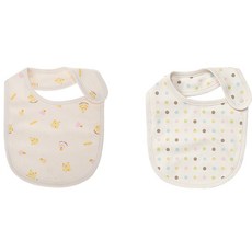 withorganic 印花圍兜2件組 74號